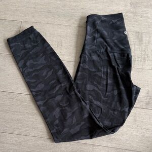 Lululemon Black Camo 7/8 Align Leggings